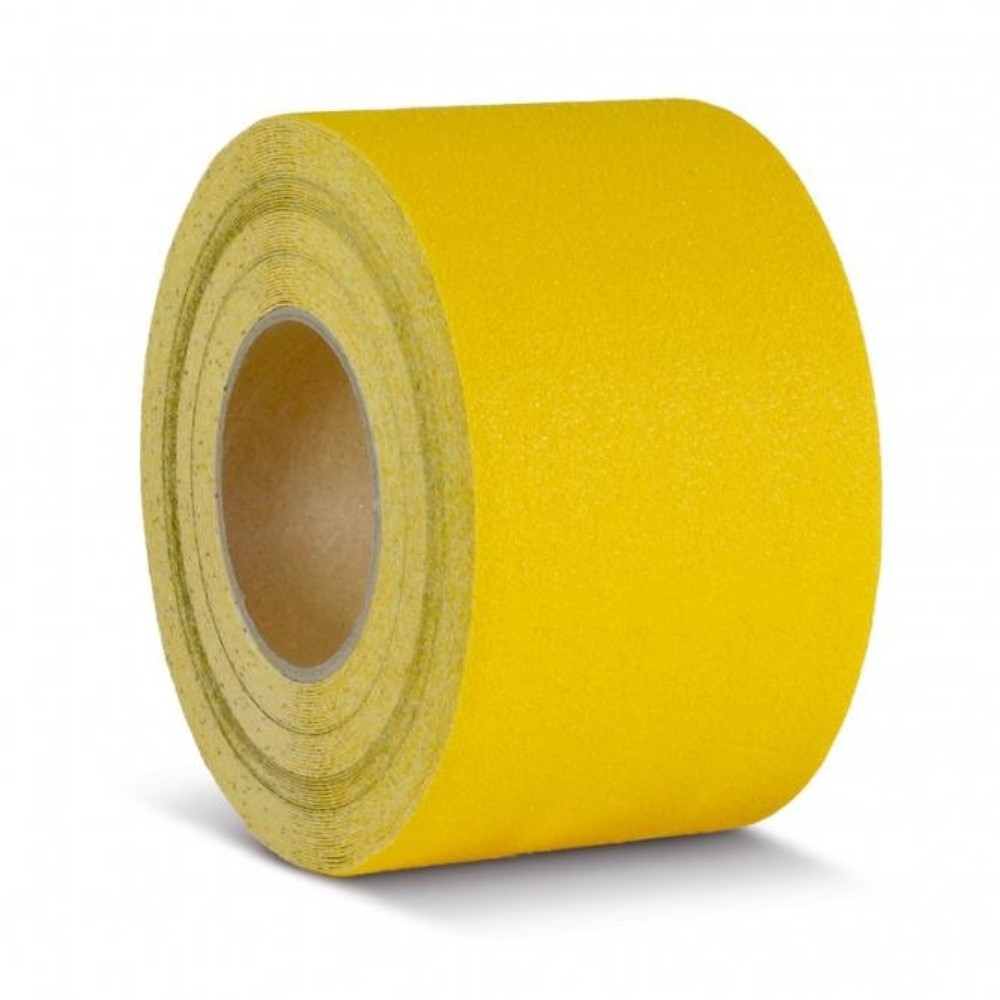 Immagine del prodotto: Rivestimento antiscivolo m2™, duttile, rullo, larghezza 100 mm, giallo