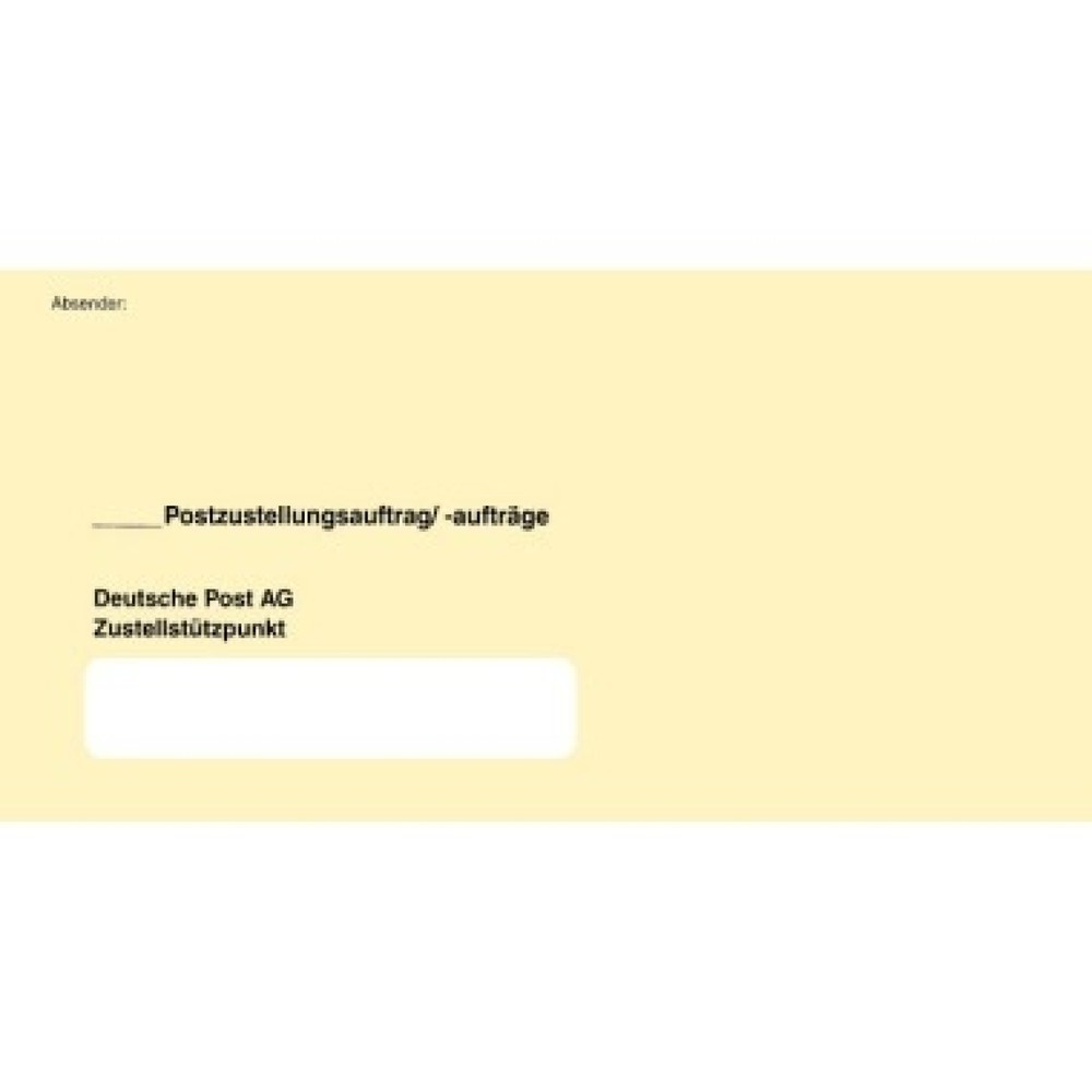 Produktabbildung: RNK Zustellungsumschlag 2050 23,5x12cm außen mF