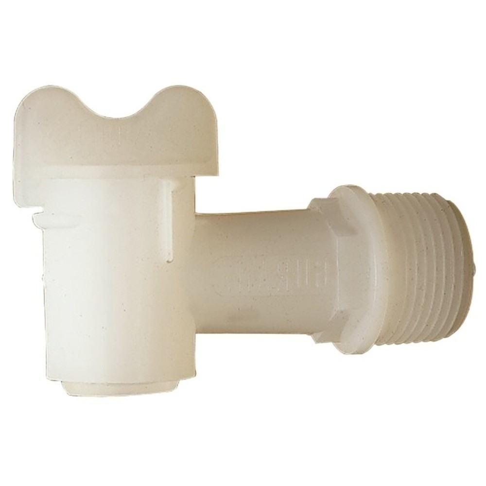 Illustration du produit: Robinet pour fût plastique blanc R 19,05 (¾po.) mm
