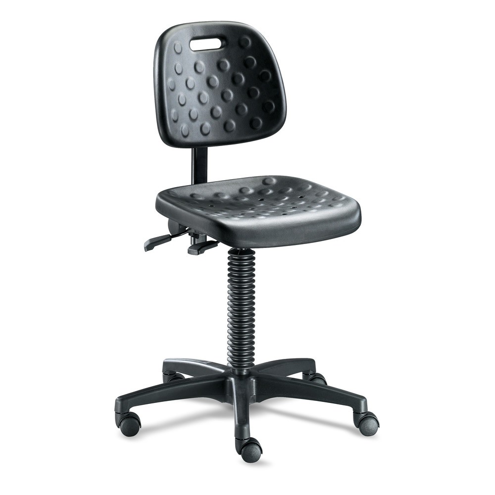 Zdjęcie produktu: Robocze krzesło obrotowe Strength, oddychające, ergonomiczne, wysokość siedziska 450-650 mm, kółka, kolor czarny