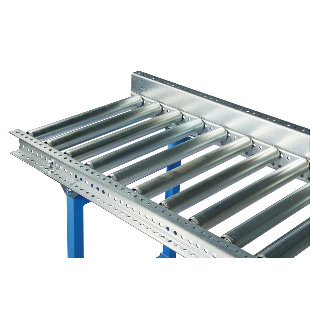 Imagen del producto: Rodillo de guía lateral, perfil en U, para vías de rodillos de cargas pesadas, ambos lados, curva 45°