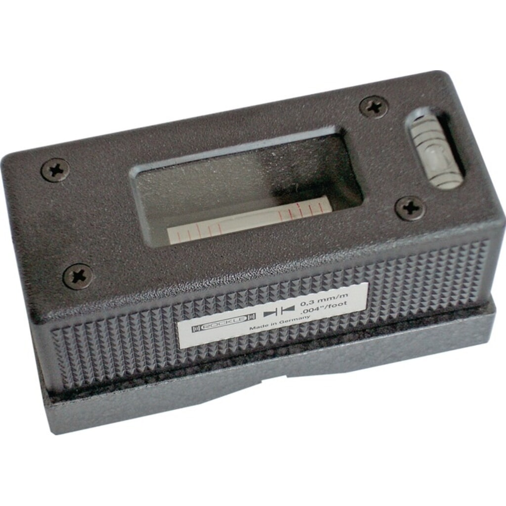 ROECKLE Kurbelzapfenwasserwaage DIN 877, Genauigkeit 0,2 mm/m 0,2 mm/m, 60 x 42 x 42 mm Produktabbildung: ROECKLE Kurbelzapfenwasserwaage DIN 877, Genauigkeit 0,2 mm/m 0,2 mm/m, 60 x 42 x 42 mm