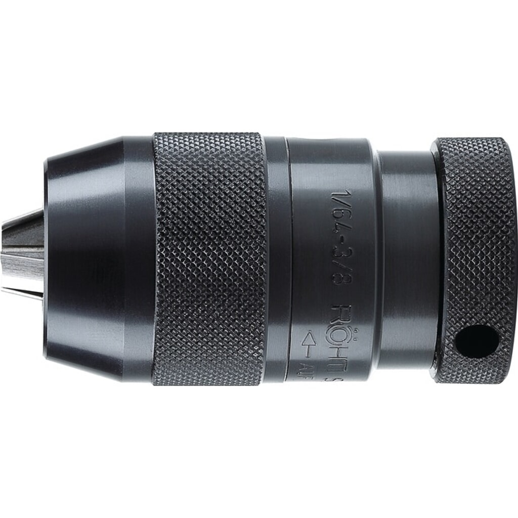 RÖHM Schnellspannbohrfutter Supra S, 3/8″ - 24 mm, Spann-Ø 0,5-10 mm, für Rechtslauf Produktabbildung: RÖHM Schnellspannbohrfutter Supra S, 3/8″ - 24 mm, Spann-Ø 0,5-10 mm, für Rechtslauf