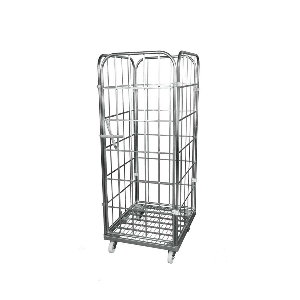 Productafbeelding nr. 1: Rolcontainer, 4-zijdig, ééndelige voorwand, stalen bodemplaat, hxbxd 1.850 x 724 x 815 mm