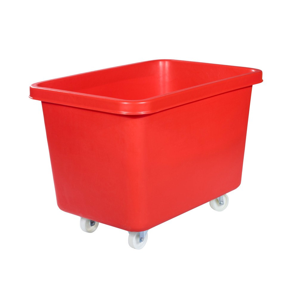 Produktabbildung: Rollbehälter BASIC, BxT 902 x 660 mm, rot