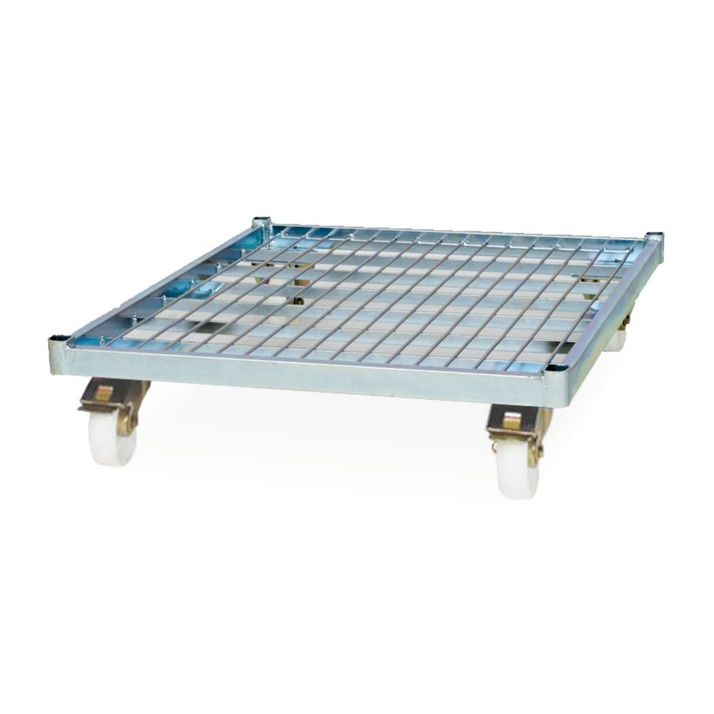 Produktabbildung Nr. 2: Rollbehälter, 3-seitig, 3 Zwischenböden, Stahl-Rollplatte, HxBxT 1.750 x 815 x 724 mm