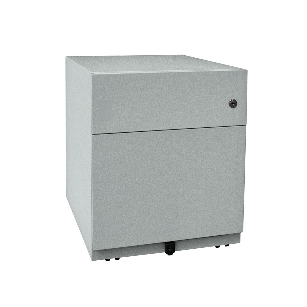 Produktabbildung Nr. 7: Rollcontainer Note™ mit Hängeregister und Schublade, HxBxT 495 x 420 x 565 mm, silber