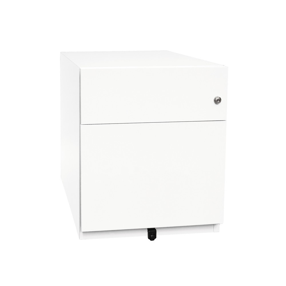 Produktabbildung Nr. 1: Rollcontainer Note™ mit Hängeregister und Schublade, HxBxT 495 x 420 x 565 mm, weiß
