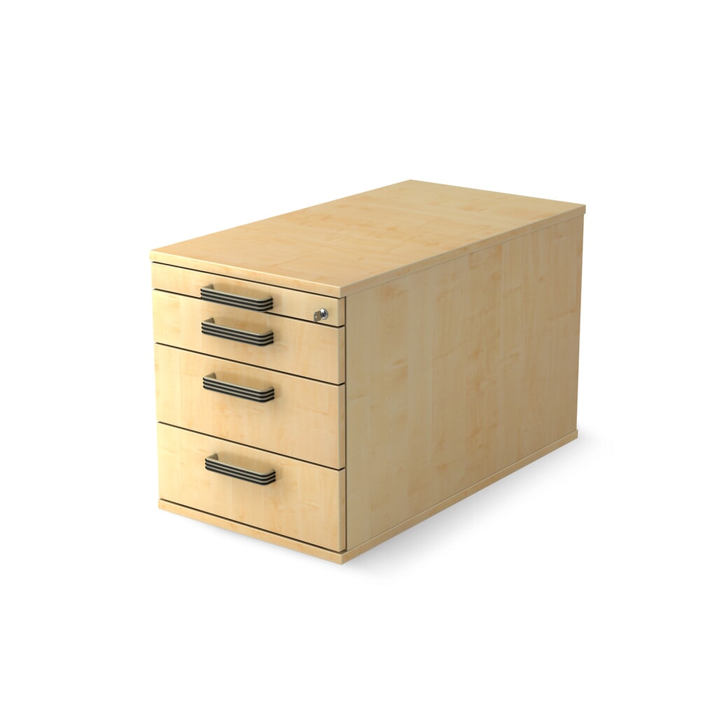 Rollcontainer Solid mit 4 Schubladen