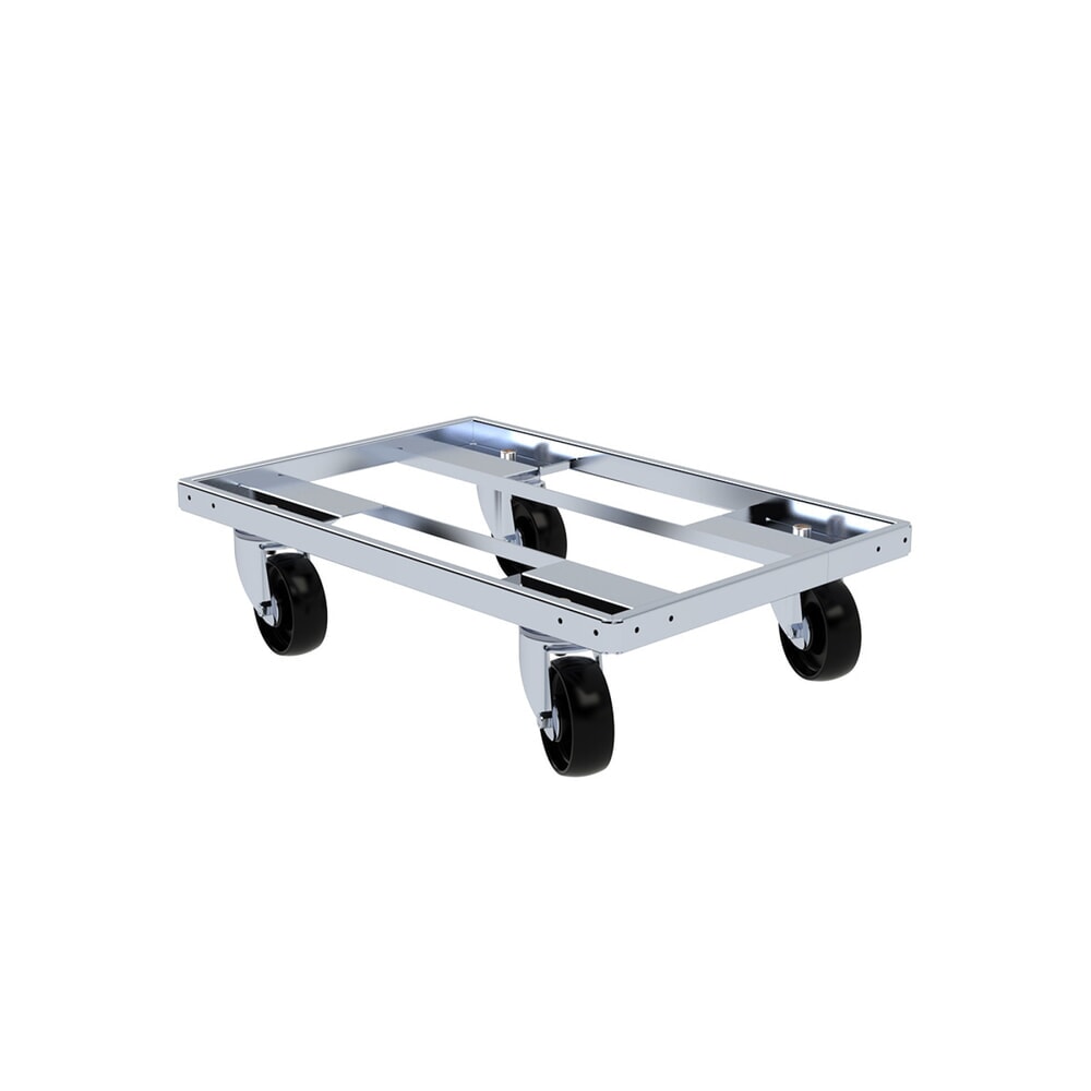 Produktabbildung Nr. 1: rolldolly® Industrie-Transportroller für Euro-Stapelbehälter, Rahmenplattform, Tragkraft 250 kg, BxT 400 x 600 mm, ESD-Polyamid-Bereifung