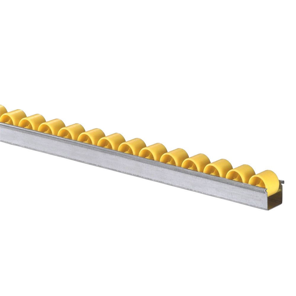 Product afbeelding: Rollenlijsten U-profiel, RU-normaal, verdeling 100 mm, cap. per rol 12 kg
