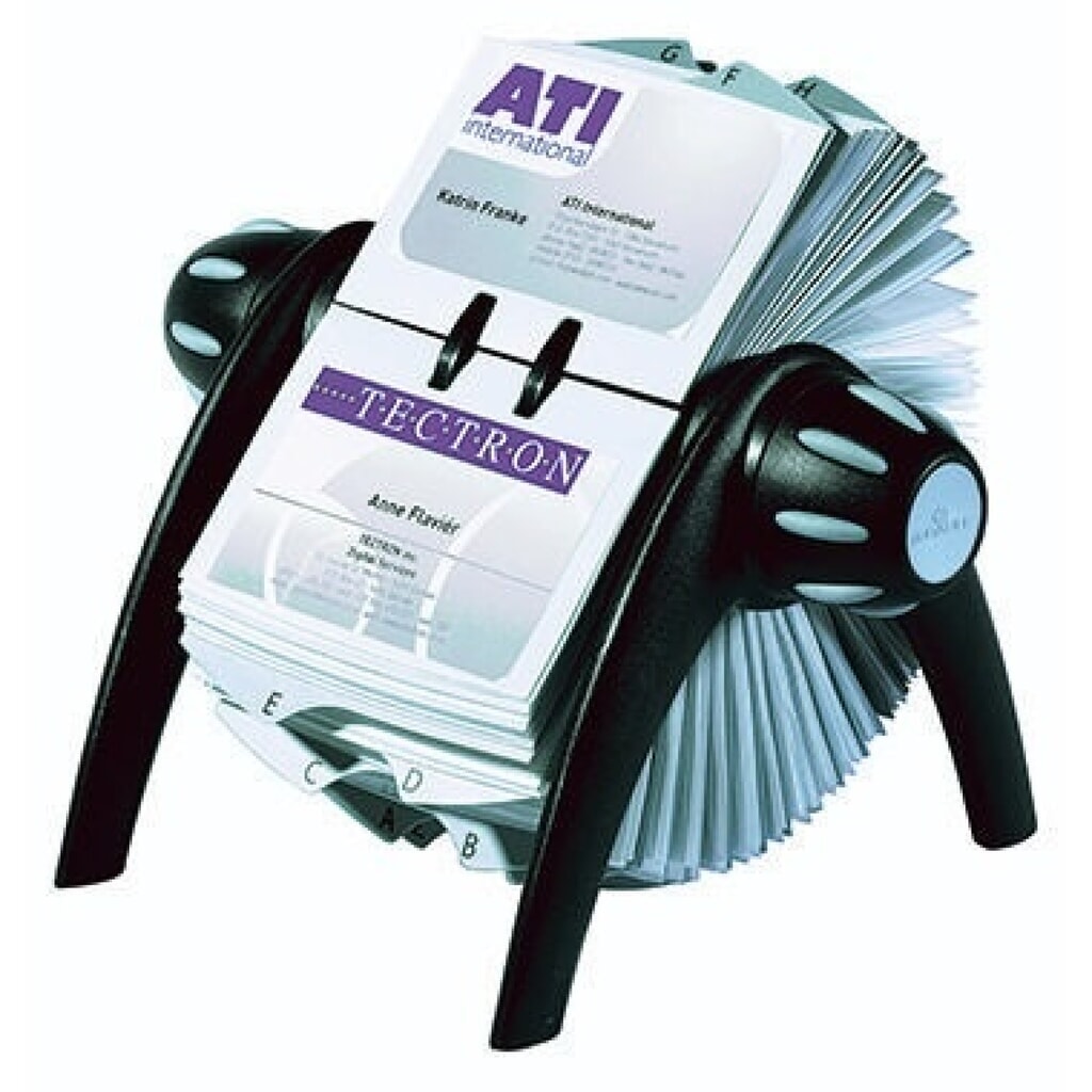 Produktabbildung: DURABLE Rollkartei VISIFIX FLIP 241701 Kunststoff schwarz