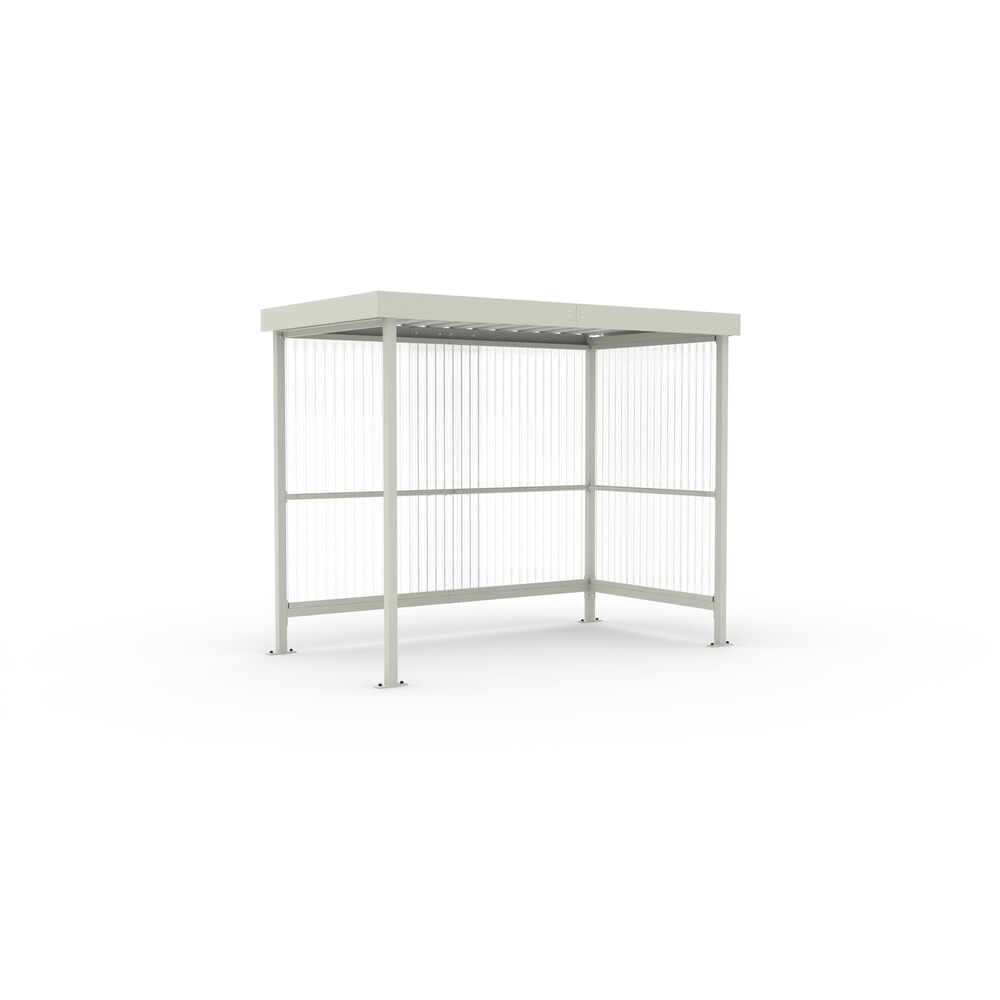Product afbeelding: Rookoverkapping BASIC, voor 5 personen, grijswit