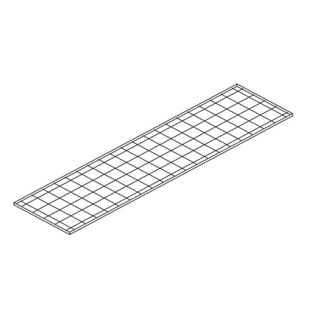 Product afbeelding: Roosterlegbord, B 2.000 x D 500 mm, verzinkt