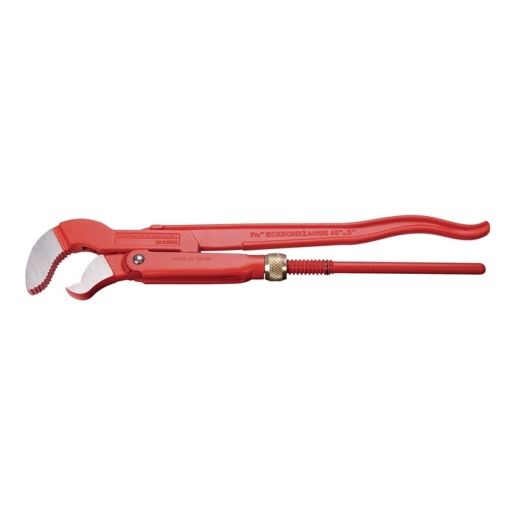ROTHENBERGER Eckrohrzange Super S, Gesamtlänge 235 mm Spannweite 22 mm, für Rohre 1/2 Zoll Produktabbildung: ROTHENBERGER Eckrohrzange Super S, Gesamtlänge 235 mm Spannweite 22 mm, für Rohre 1/2 Zoll