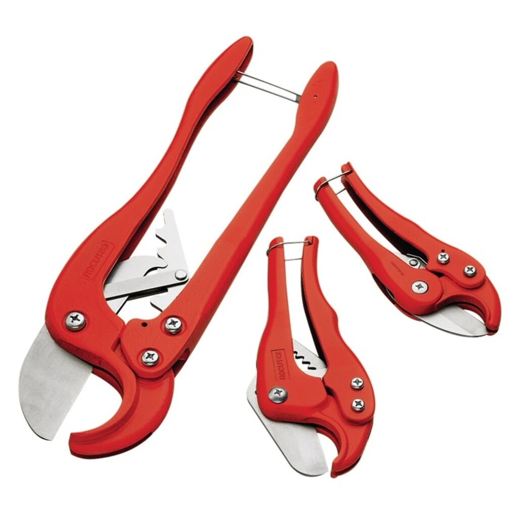 ROTHENBERGER Kunststoffschere ROCUT® 0-32mm PP/PE/PB/PVDF Produktabbildung: ROTHENBERGER Kunststoffschere ROCUT® 0-32mm PP/PE/PB/PVDF