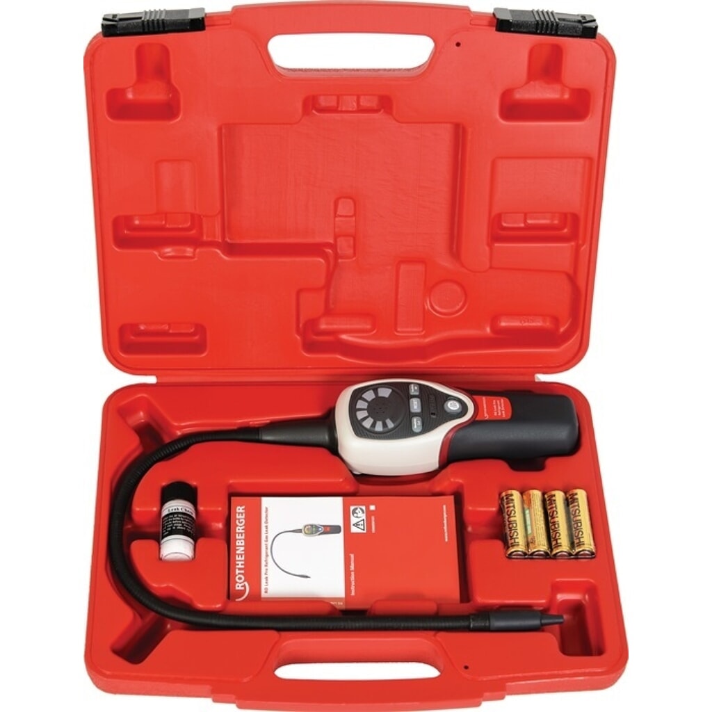ROTHENBERGER Lecksuchgerät ROLEAK Pro, 6 V (4 AA Batterien enthalten), Lecksuchrate 3 g/a innerhalb von 3 sek Produktabbildung: ROTHENBERGER Lecksuchgerät ROLEAK Pro, 6 V (4 AA Batterien enthalten), Lecksuchrate 3 g/a innerhalb von 3 sek
