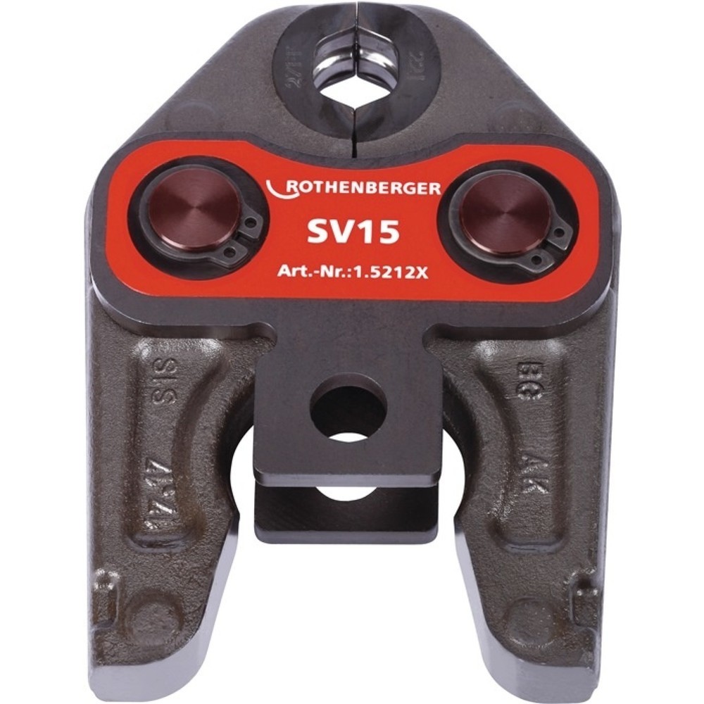 Produktabbildung: ROTHENBERGER Pressbacke Standard SV, 32 - 34 kN Nennweite 42 mm, Metall / NE-Metall für