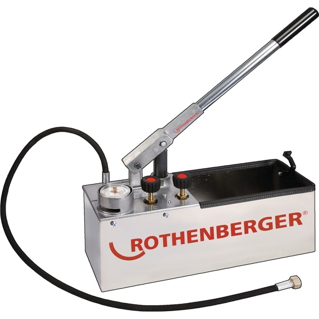 Produktabbildung: Prüfpumpe RP 50 0 - 60 bar R 1/2 Zoll Saugvolumen pro Hub ca. 45 ml ROTHENBERGER