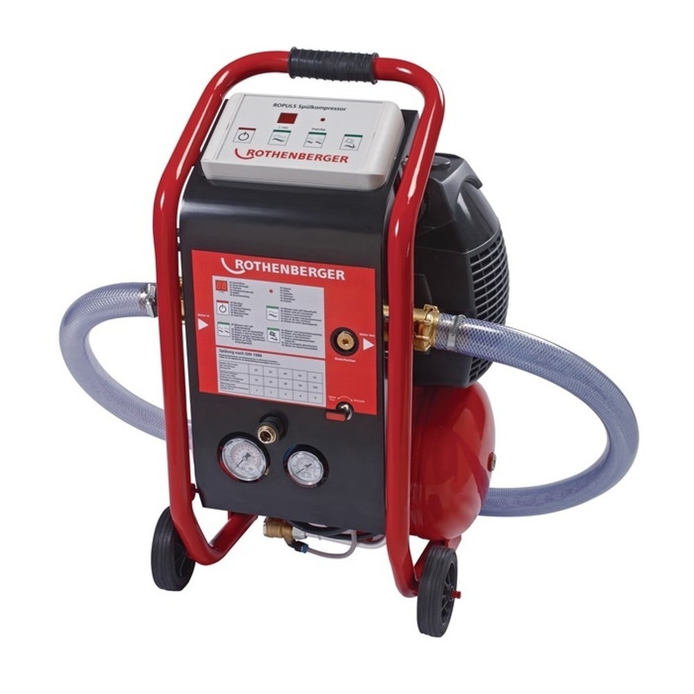 Produktabbildung: ROTHENBERGER Spülkompressor ROPLUS D, max. Betriebsdruck 8 bar, Netzspannung 230 V