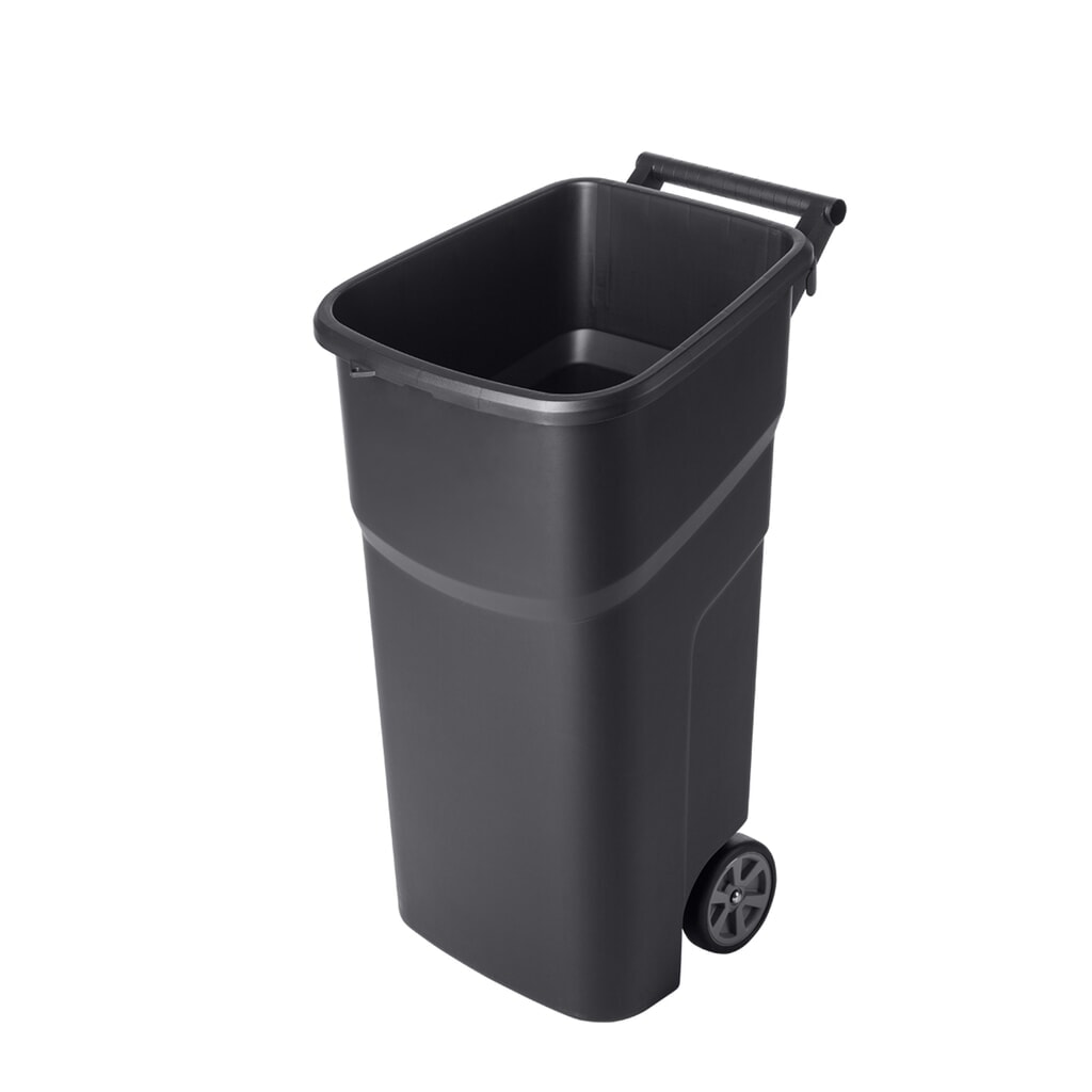 rothopro Abfalltonne ATLAS, 100 l, Deckel blau Produktabbildung Nr. 3: rothopro Abfalltonne ATLAS, 100 l, Deckel blau