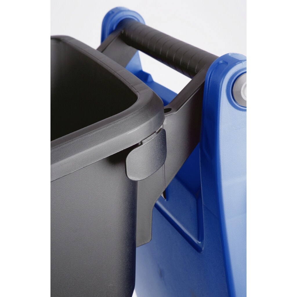 rothopro Abfalltonne ATLAS, 100 l, Deckel blau Produktabbildung Nr. 5: rothopro Abfalltonne ATLAS, 100 l, Deckel blau