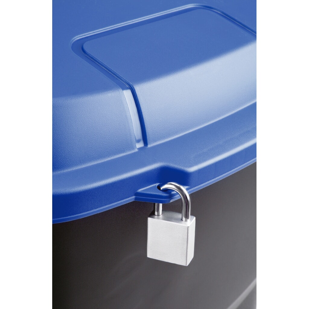 rothopro Abfalltonne ATLAS, 100 l, Deckel blau Produktabbildung Nr. 6: rothopro Abfalltonne ATLAS, 100 l, Deckel blau