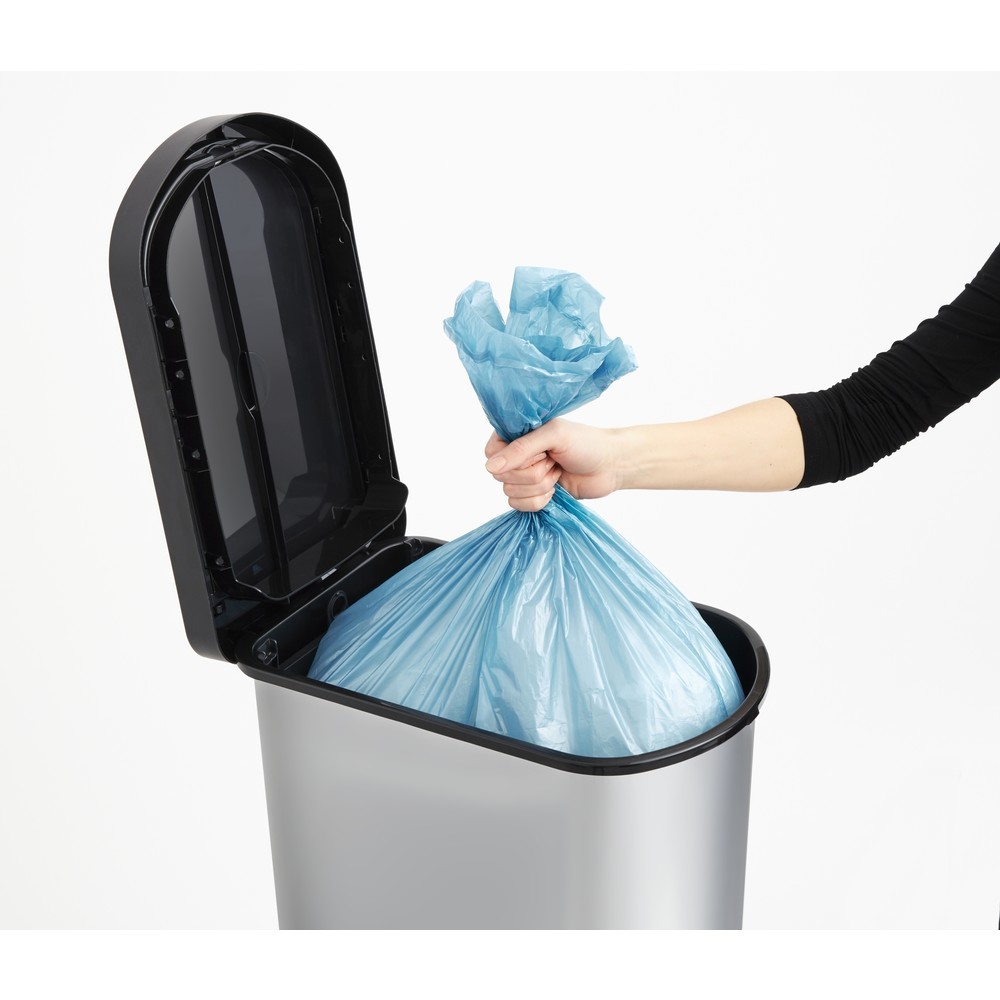 N° de l'image du produit 4 : rothopro Paso Mono Poubelle à pédale Carbone 50 litres