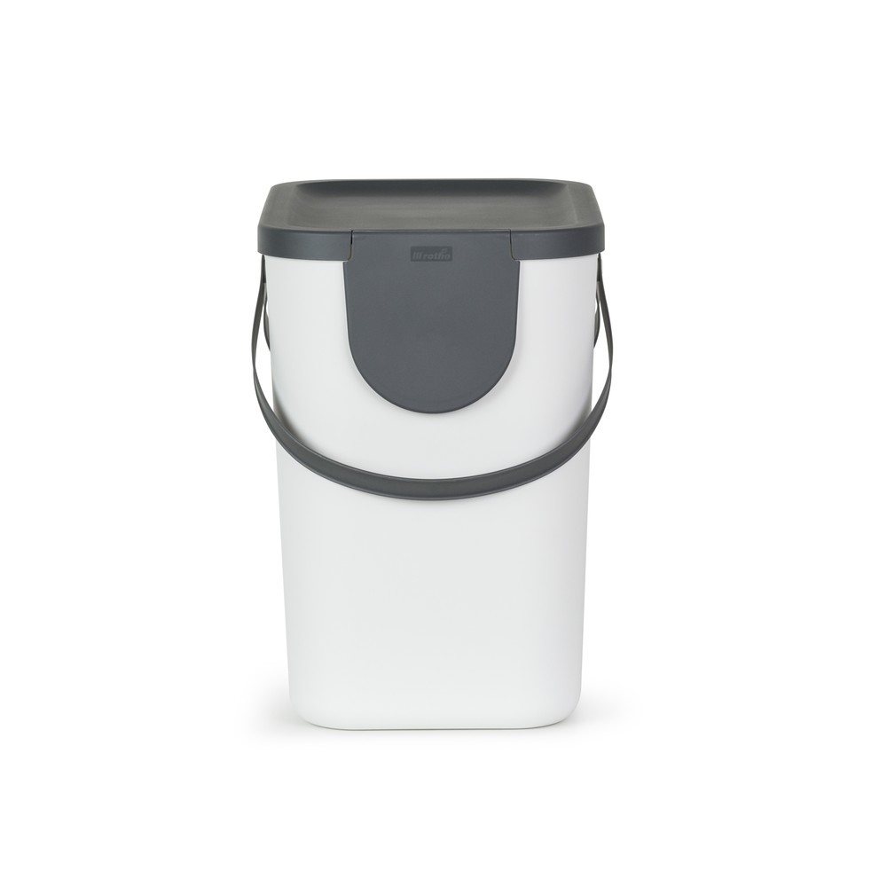 Produktabbildung Nr. 2: rothopro  Recycling-Müllsystem ALBULA, 25 l, weiß