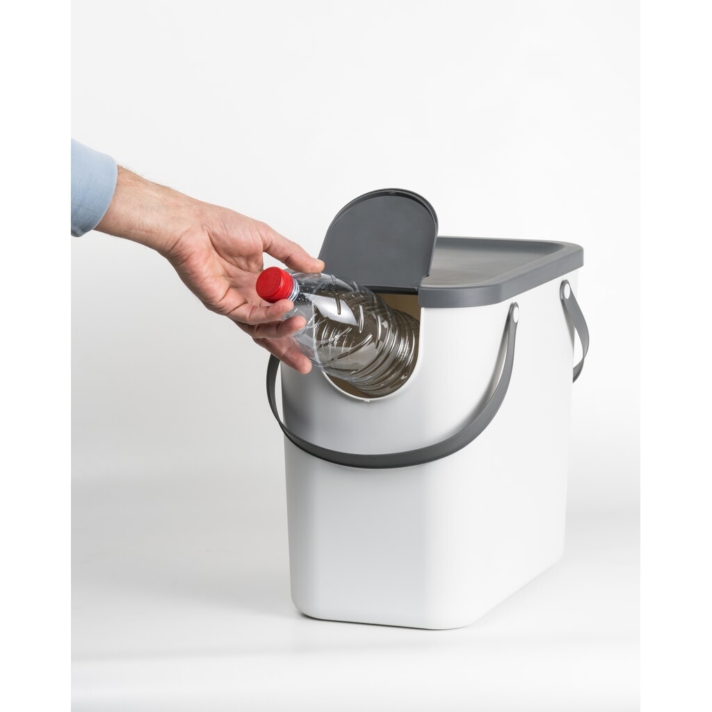 Produktabbildung Nr. 4: rothopro  Recycling-Müllsystem ALBULA, 25 l, weiß