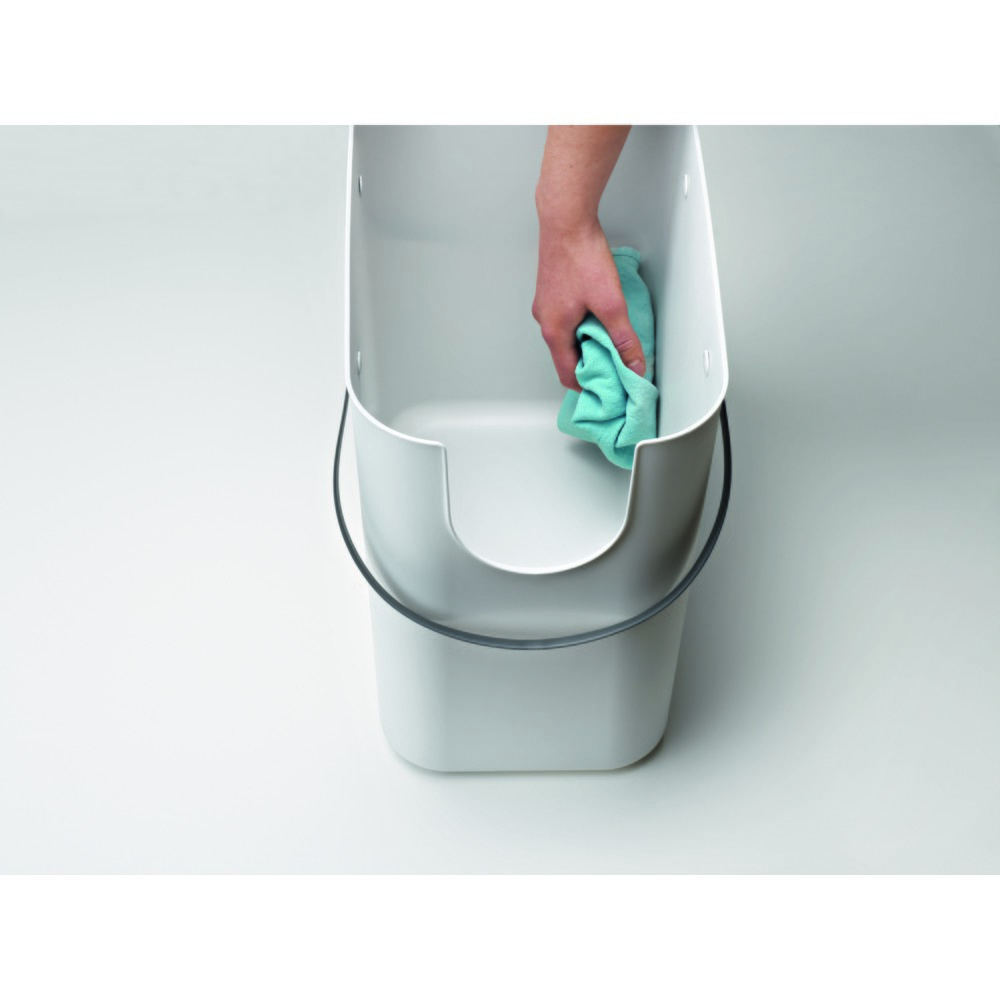 Produktabbildung Nr. 5: rothopro  Recycling-Müllsystem ALBULA, 25 l, weiß