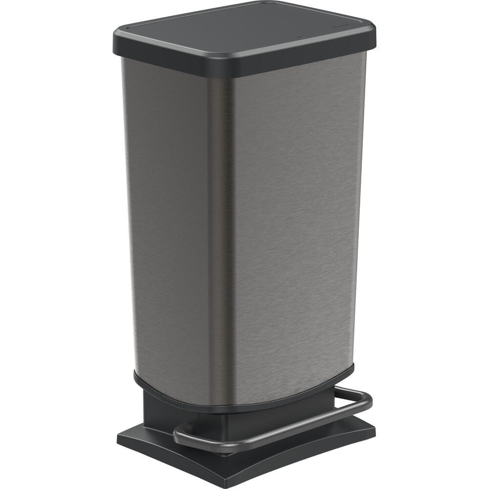 Produktabbildung Nr. 1: rothopro® Tretabfalleimer, PASO, 40 Liter, graphitgrau