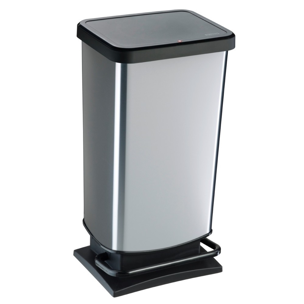 Produktabbildung Nr. 1: rothopro  Treteimer PASO, 40 l, metallic