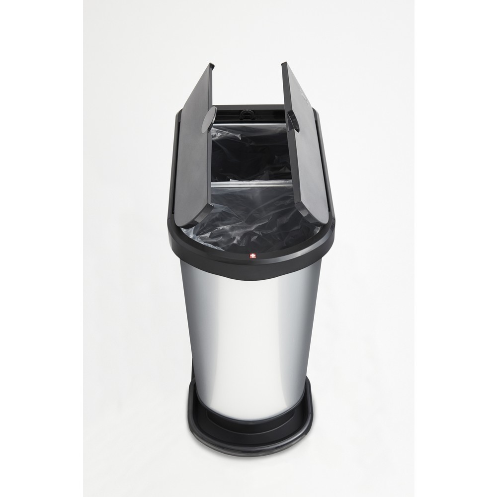 Produktabbildung Nr. 6: rothopro  Treteimer PASO duo, 50 l, metallic