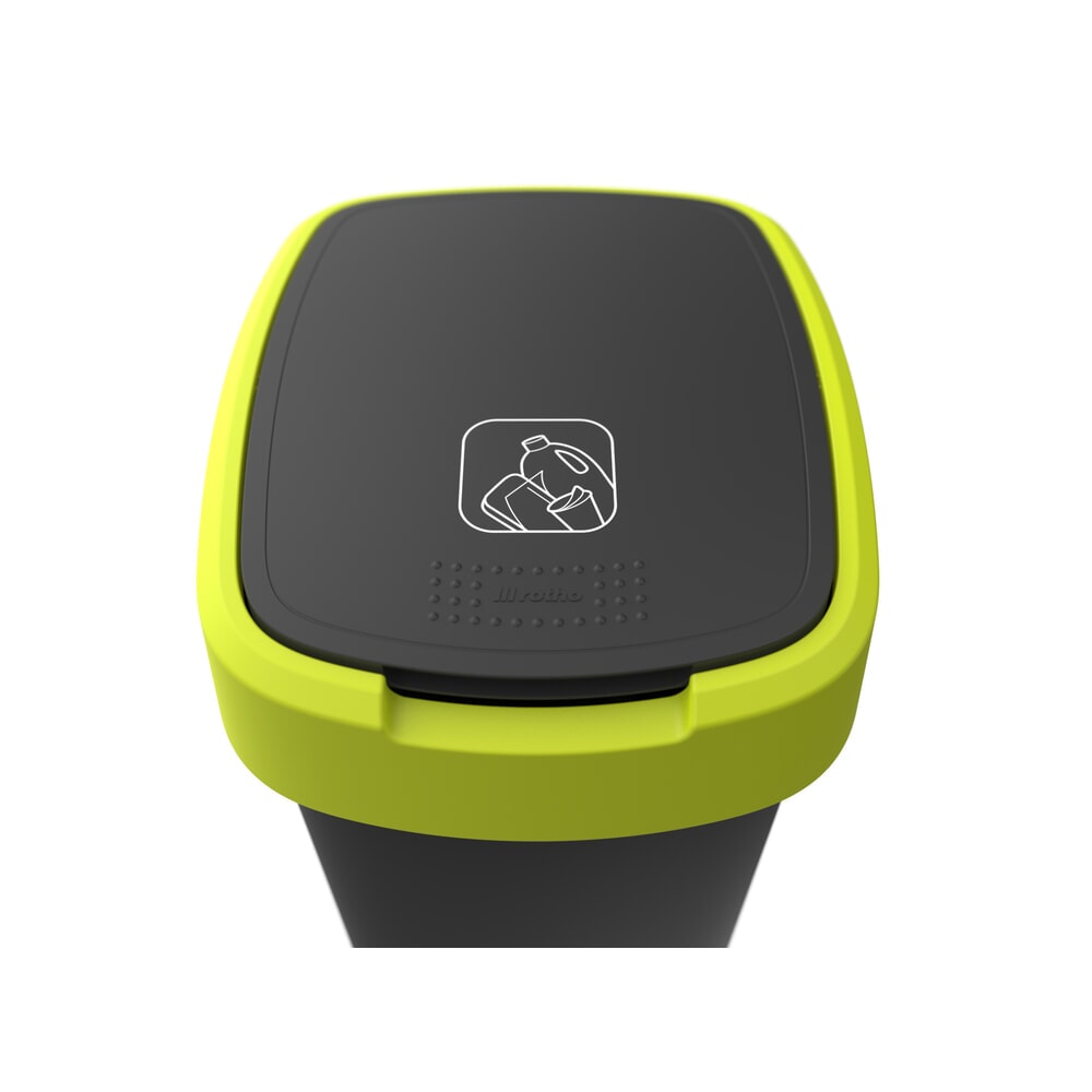 Produktabbildung Nr. 2: rothopro® Wertstoffsammler, TWIST, 25 Liter, lime grün