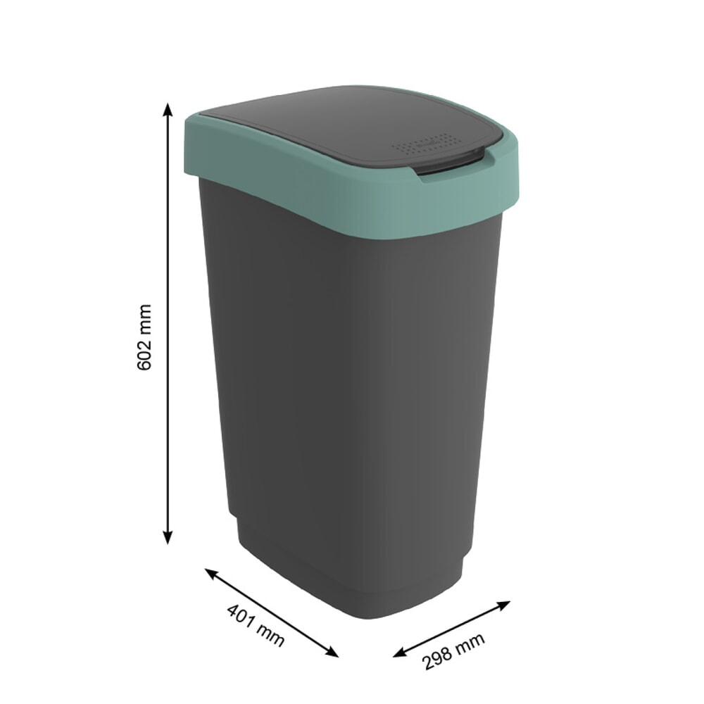Produktabbildung Nr. 2: rothopro® Wertstoffsammler, TWIST, 50 Liter, mistletoe green
