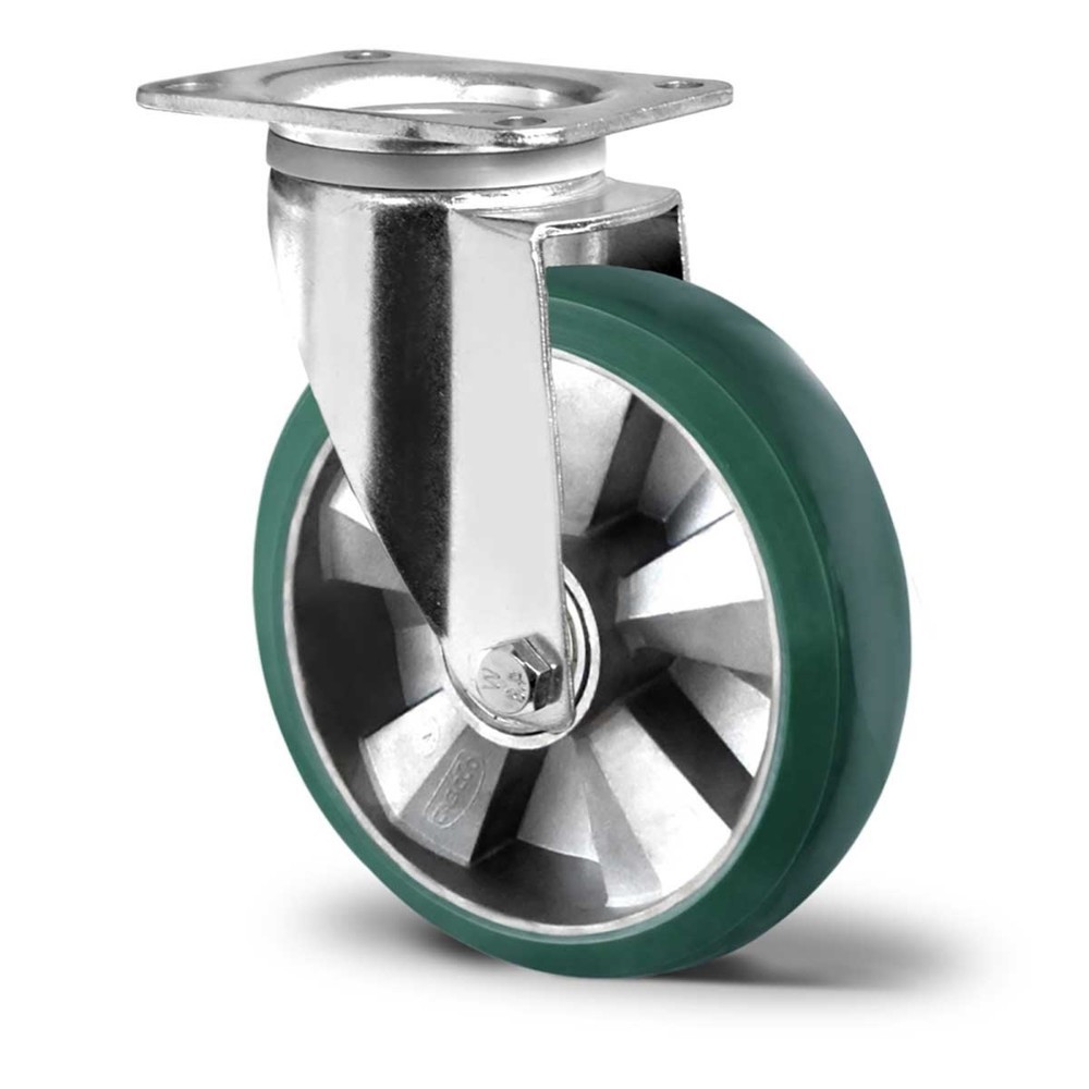 Illustration du produit: Roue directrice ø 125 mm série BAX7 Double roulement à billes
