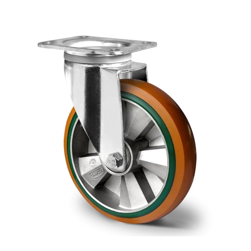 Illustration du produit: Roue directrice ø 125 mm série BAY5 Double roulement à billes