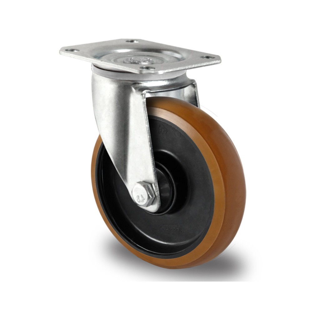 Illustration du produit: Roue directrice ø 100 mm série N4B5 Roulement à billes