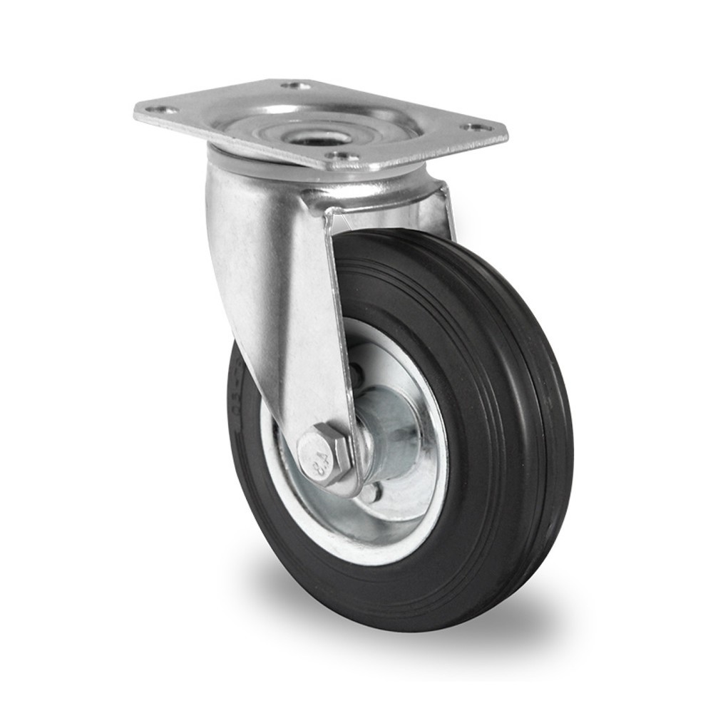 Illustration du produit: Roue directrice ø 80 mm série SWS4 Palier à rouleaux