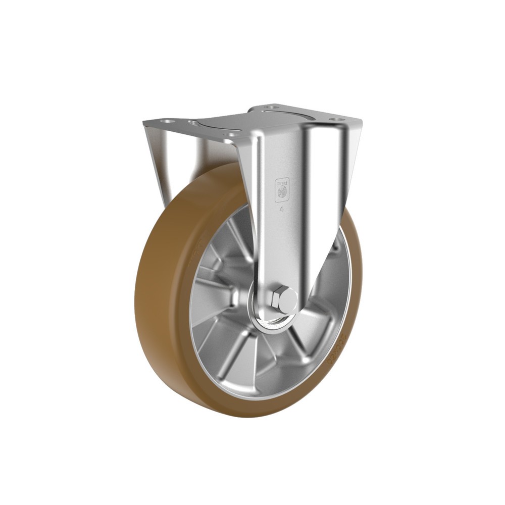 Illustration du produit: Roue fixe Wicke en PU Topthane®, Ø x l 82 x 30 mm, capacité de charge 180 kg