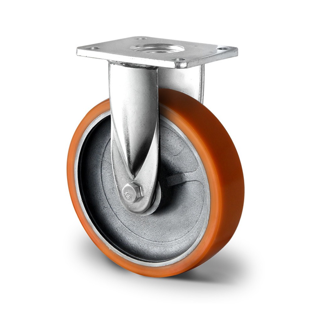 Illustration du produit: Roue fixe ø 125 mm série I2U5 Double roulement à billes