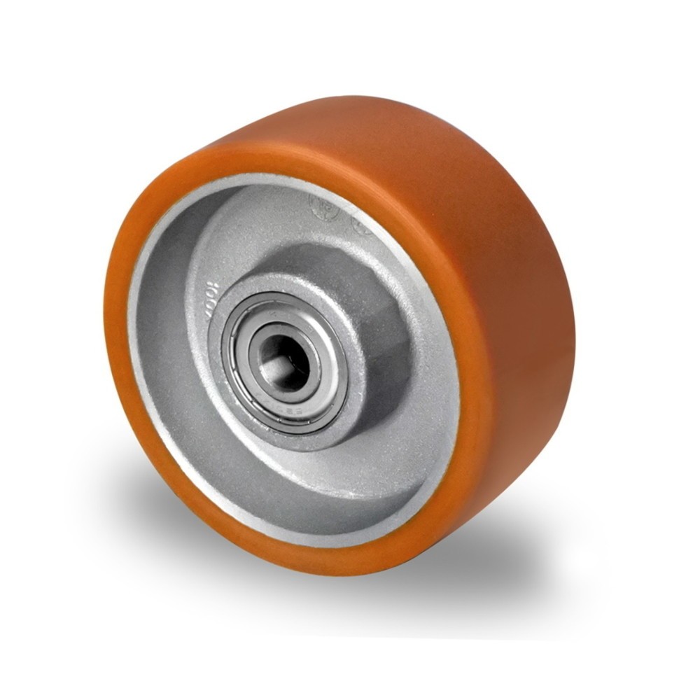 Illustration du produit: Roue ø 80 mm série DAU5 Double roulement à billes