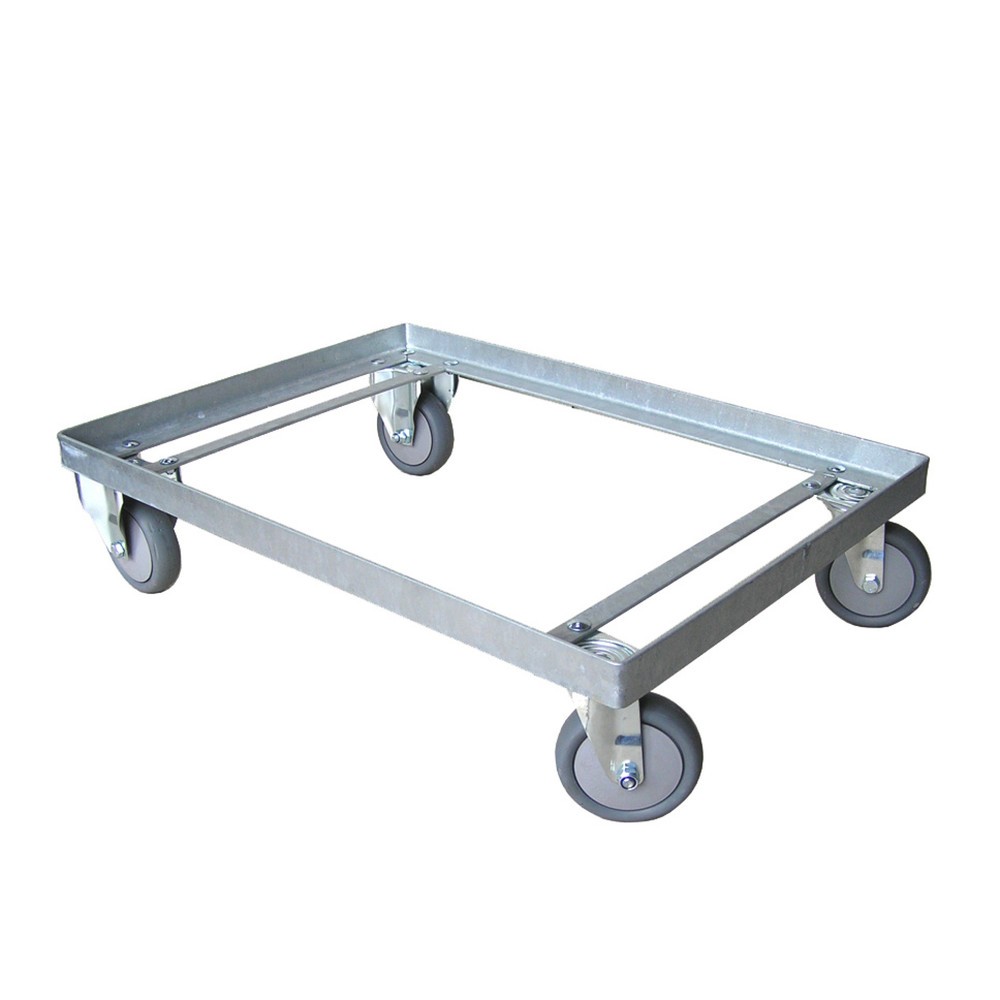 Illustration du produit: Rouleur pour conteneurs grand format CRAEMER en polyéthylène, 210 litres
