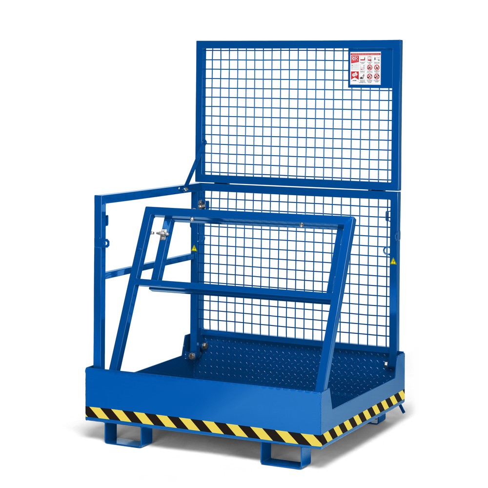 Produktabbildung Nr. 3: RR-Industrietechnik® Arbeitskorb Typ RAK-Compact, TK 300 kg, RAL 5010 enzianblau