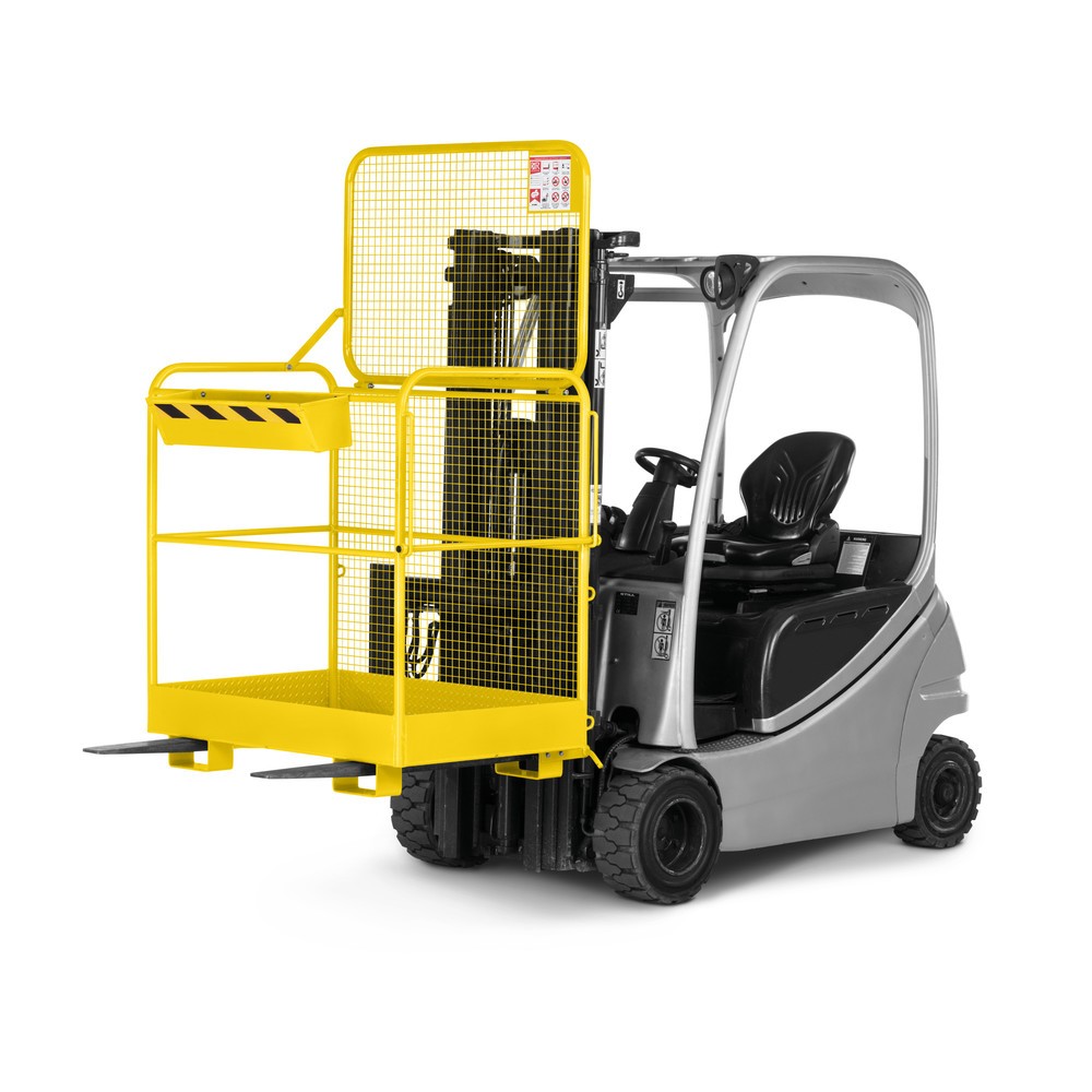 Produktabbildung Nr. 2: RR-Industrietechnik® Arbeitskorb Typ RAK-Eco, TK 300 kg, RAL 1023 verkehrsgelb