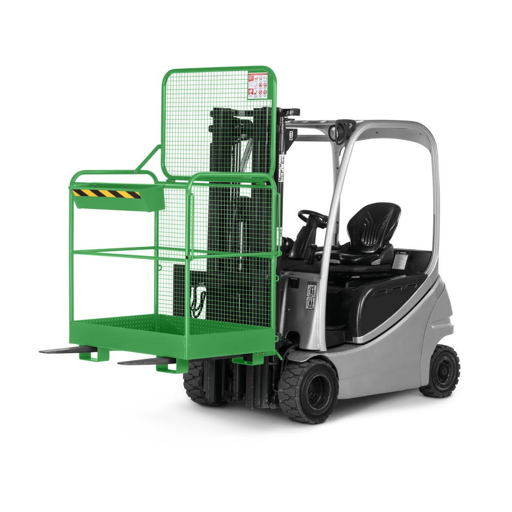 Produktabbildung Nr. 2: RR-Industrietechnik® Arbeitskorb Typ RAK-Eco, TK 300 kg, RAL 6018 gelbgrün