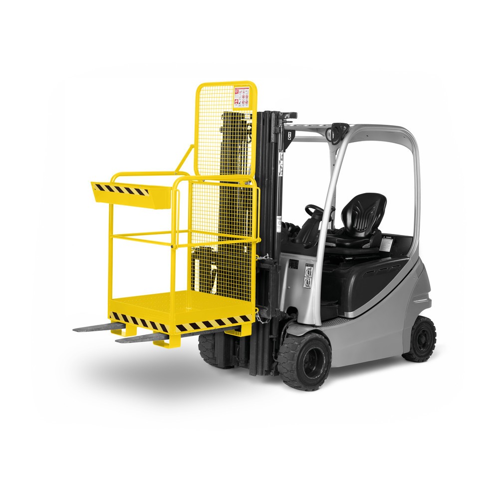 Produktabbildung Nr. 2: RR-Industrietechnik® Arbeitskorb Typ RAK-One, TK 240 kg, RAL 1023 verkehrsgelb