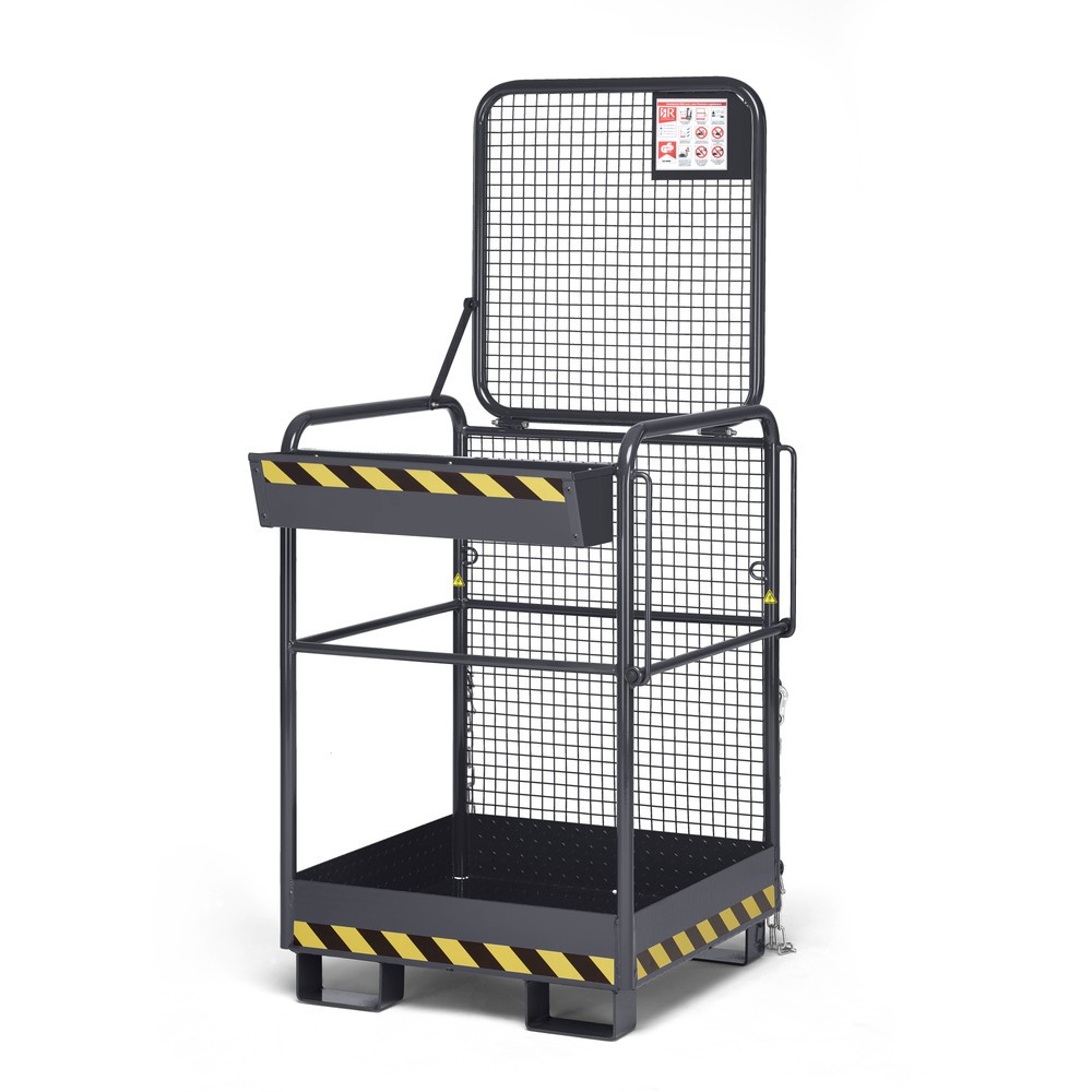 Produktabbildung: RR-Industrietechnik® Arbeitskorb Typ RAK-One, TK 240 kg, RAL 7016 anthrazitgrau