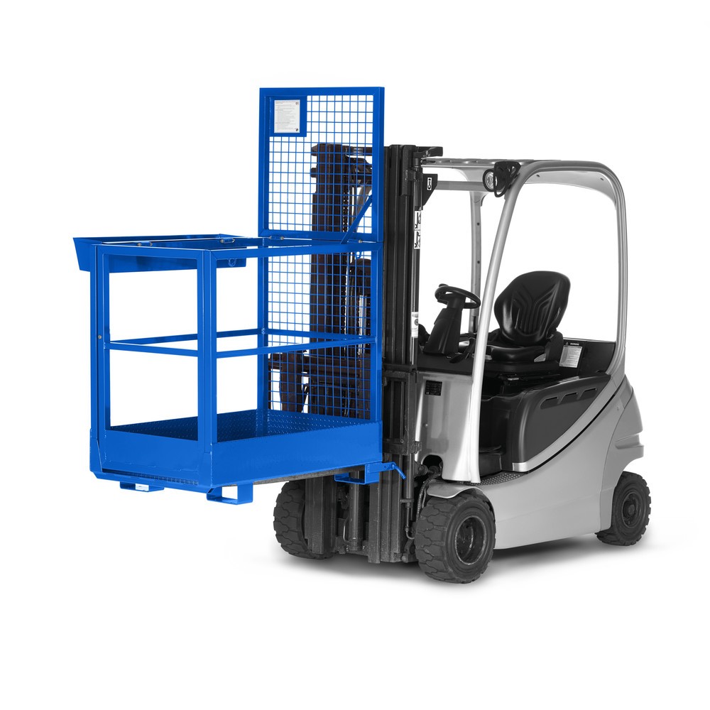 Produktabbildung Nr. 2: RR-Industrietechnik® Arbeitskorb Typ RAK-Slim, TK 300 kg, RAL 5010 enzianblau